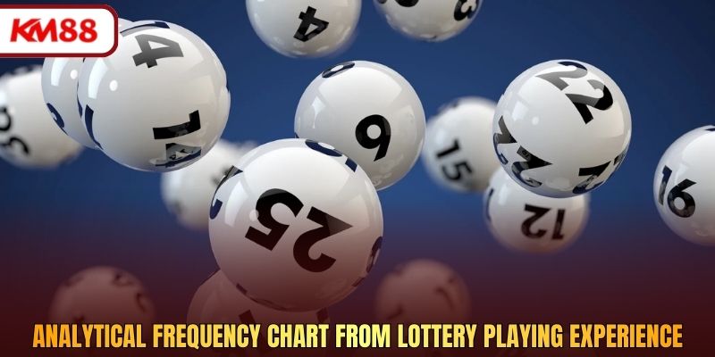 Analytical frequency chart from lottery playing experience 