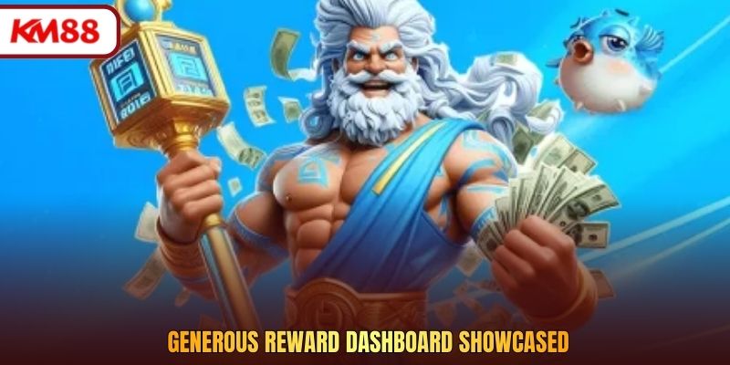 Generous reward dashboard showcased