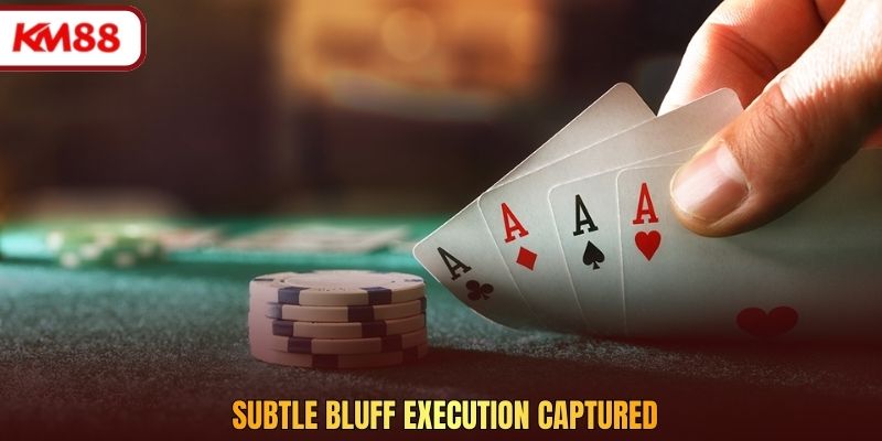 Subtle bluff execution captured