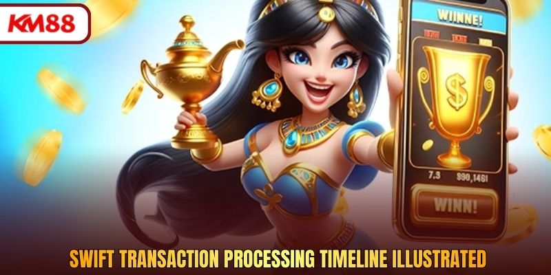 Swift transaction processing timeline illustrated